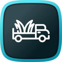 Delivery Truck Creative Icon Design vector