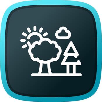 Trees Creative Icon Design vector