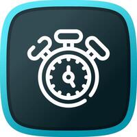 Stopwatch Creative Icon Design vector