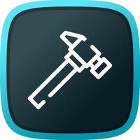 Hammer Creative Icon Design vector