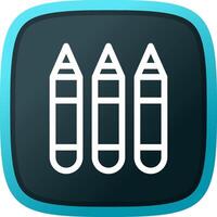 Crayons Creative Icon Design vector