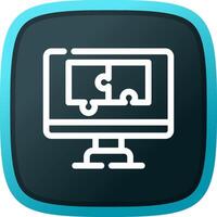 Puzzle Creative Icon Design vector