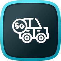 Smart Car Creative Icon Design vector