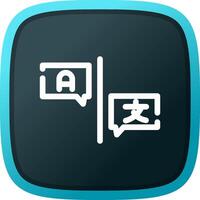 Language Barrier Creative Icon Design vector