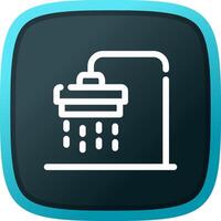 Shower Creative Icon Design vector