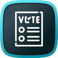 Ballot Creative Icon Design vector