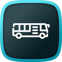 Bus Creative Icon Design vector