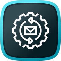 Marketing Automation Creative Icon Design vector