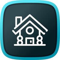 Cabin Creative Icon Design vector