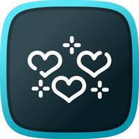 Heart Creative Icon Design vector