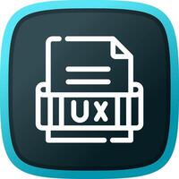 Ux Format Creative Icon Design vector