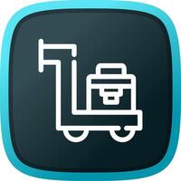 Trolley Creative Icon Design vector