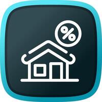 Home Mortgage Creative Icon Design vector