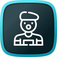 Mime Creative Icon Design vector
