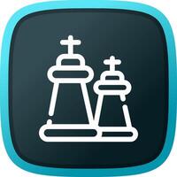 Chess Creative Icon Design vector