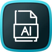 Ai File Creative Icon Design vector