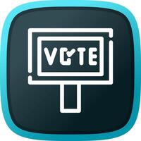 Vote Creative Icon Design vector