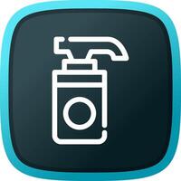 Liquid Soap Creative Icon Design vector