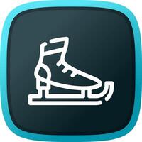 Ice Skates Creative Icon Design vector