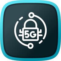 Internet Security Creative Icon Design vector