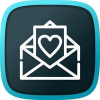 Love Letter Creative Icon Design vector