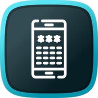 Pin Code Creative Icon Design vector