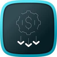 Low Startup Cost Creative Icon Design vector