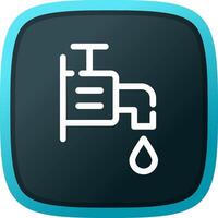 Faucet Creative Icon Design vector