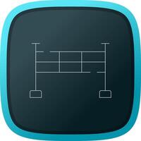 Finish Line Creative Icon Design vector