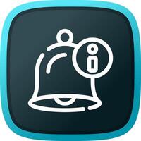 Notification Bell Creative Icon Design vector