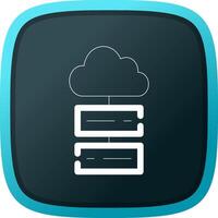 Cloud Storage Creative Icon Design vector