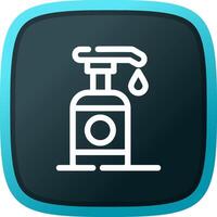 Shampoo Creative Icon Design vector