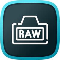Raw Creative Icon Design vector