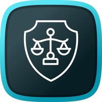 Justice Creative Icon Design vector