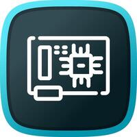 Circuit Board Creative Icon Design vector