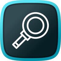 Magnifying Creative Icon Design vector