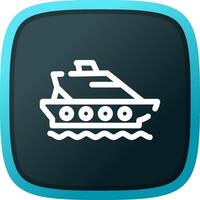 Ship Creative Icon Design vector