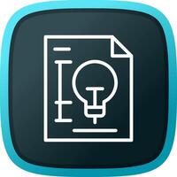 Patent Creative Icon Design vector