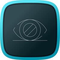 Glaucoma Creative Icon Design vector
