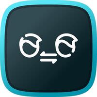 Face to Face Contact Creative Icon Design vector