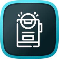 Light Creative Icon Design vector