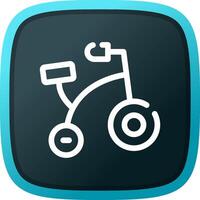 Bike Toy Creative Icon Design vector