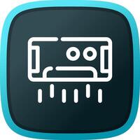 Air Conditioning Creative Icon Design vector