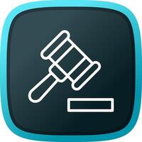 Gavel Creative Icon Design vector