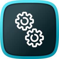 Gears Creative Icon Design vector