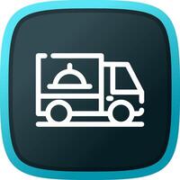 Delivery Van Creative Icon Design vector