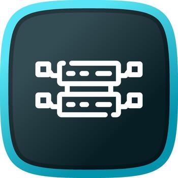 diseño de icono creativo de base de datos vector