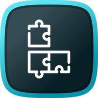 Puzzle Creative Icon Design vector