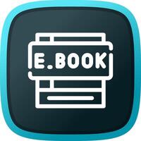 Ebooks Creative Icon Design vector