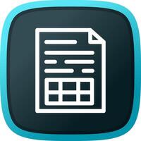 Spreadsheet Creative Icon Design vector